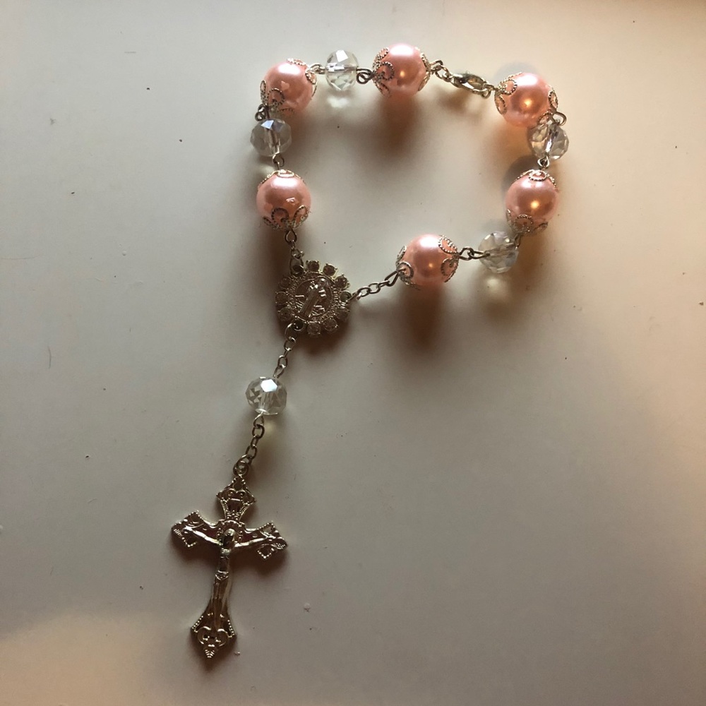 Rosary bracelet/ Car Rosary
